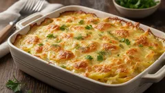 Pečené brambory se smetanou a sýrem: chuť, na kterou se jen tak nezapomene